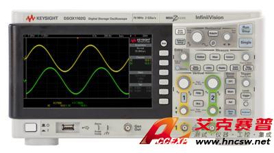 keysight是德 DSOX1102G 示波器：70/100 MHz，2 個(gè)模擬通道