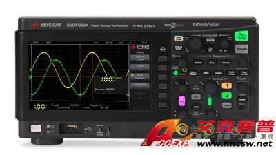 keysight是德 DSOX1202A 示波器：70/100/200 MHz，2 個(gè)模擬通道N